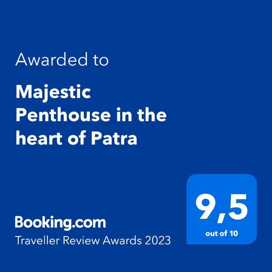 Majestic Penthouse In The Heart Of Patra Apartment ภายนอก รูปภาพ
